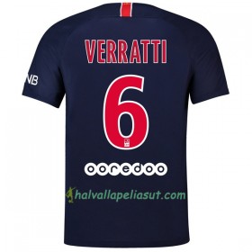 Jalkapallo Pelipaidat Paris Saint-Germain Verratti 6 Kotipaita 2018-2019 Lyhythihainen